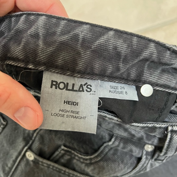 ROLLA'S Heidi High Rise Loose Straight Jeans - Picture 3 of 5